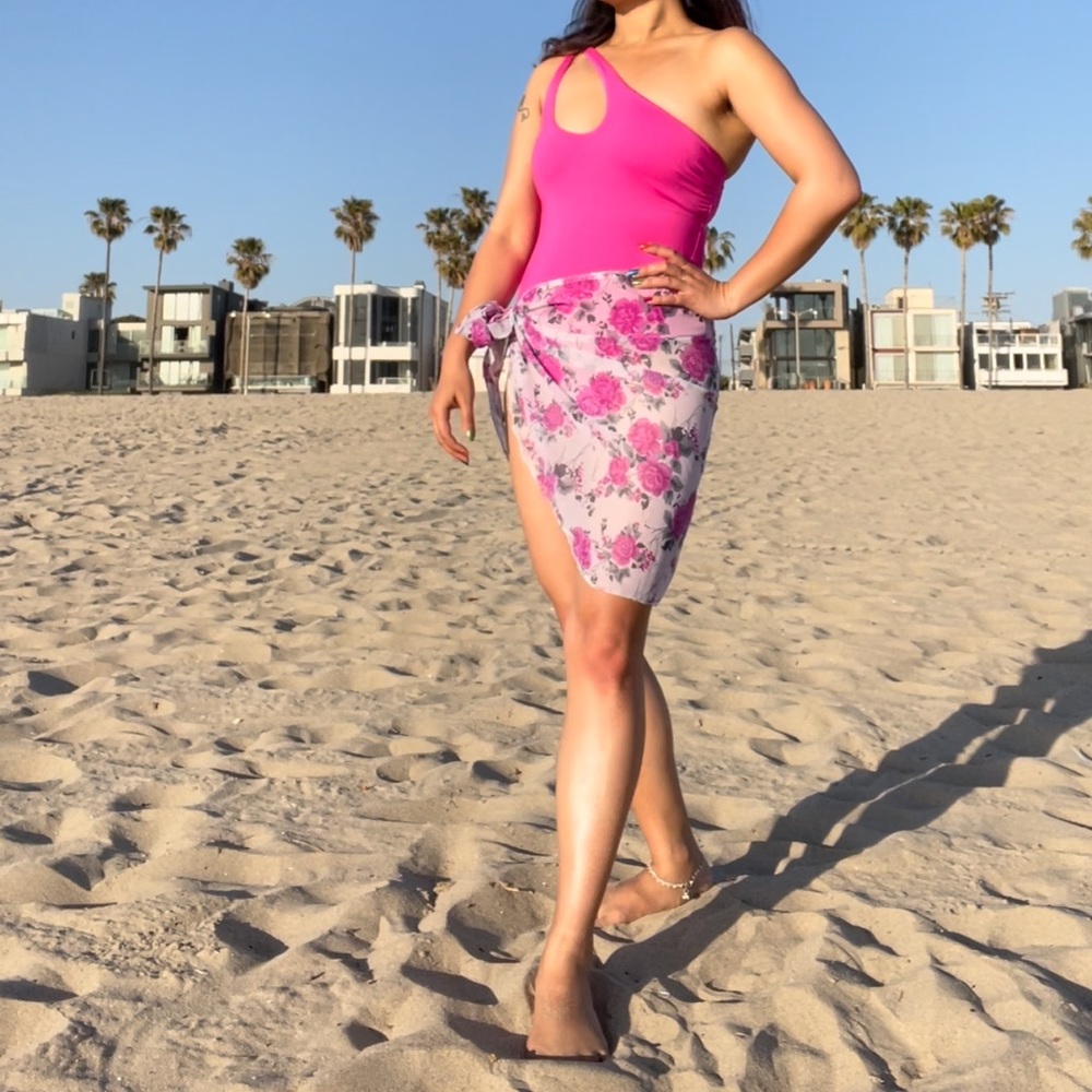 Beach coverup Flower Print 🌸